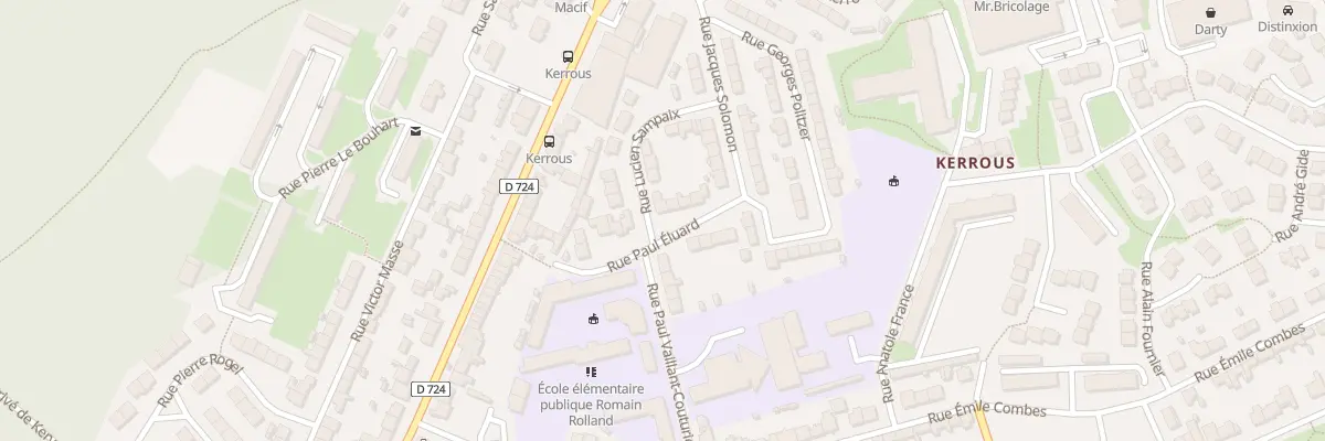 Plan du 13 Rue Lucien Sampaix à Lanester