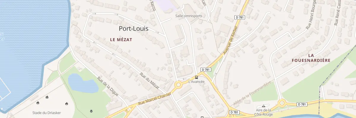Plan du 8 Av de Kerzo à Port-Louis