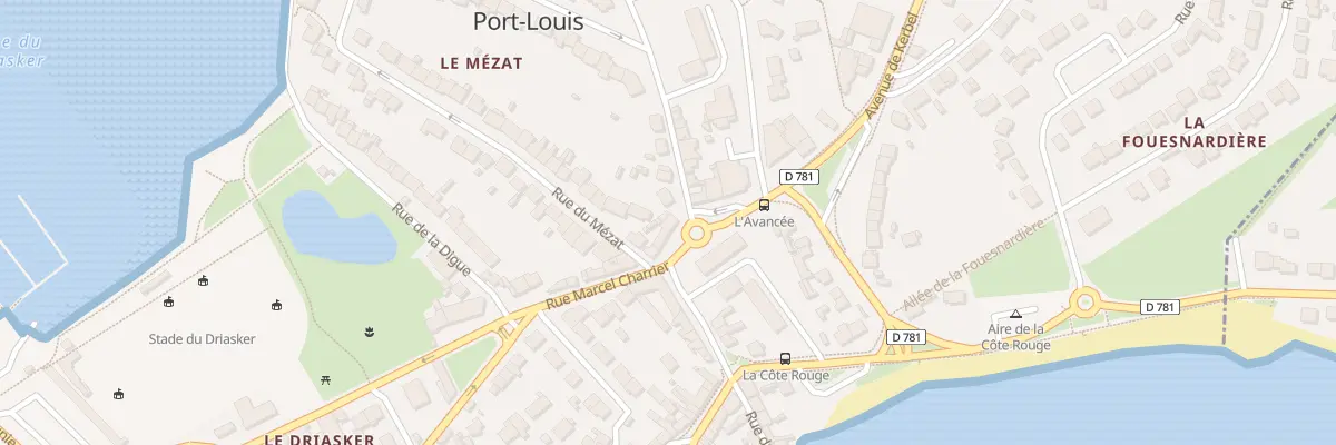 Plan du 101 Rte de Locmalo à Port-Louis