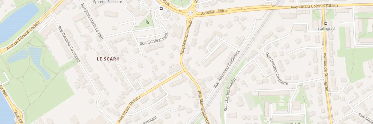 Plan du 16 Rue Marcel Sembat à Lanester