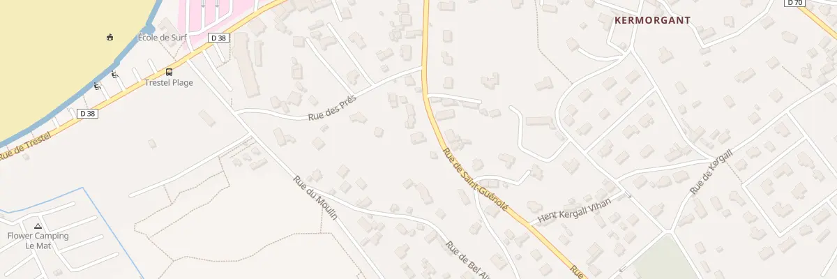 Plan du 22 Rue de Saint-Guénolé à Trévou-Tréguignec
