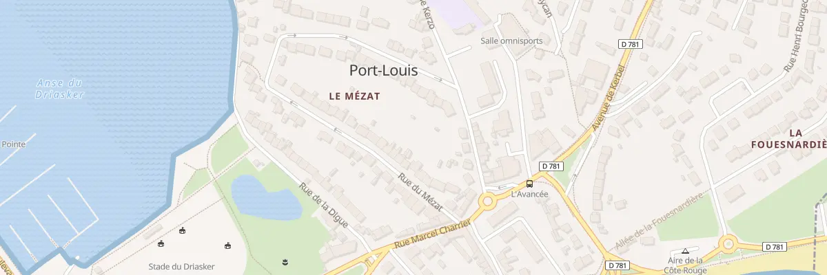 Plan du 16 Rue du Mezat à Port-Louis
