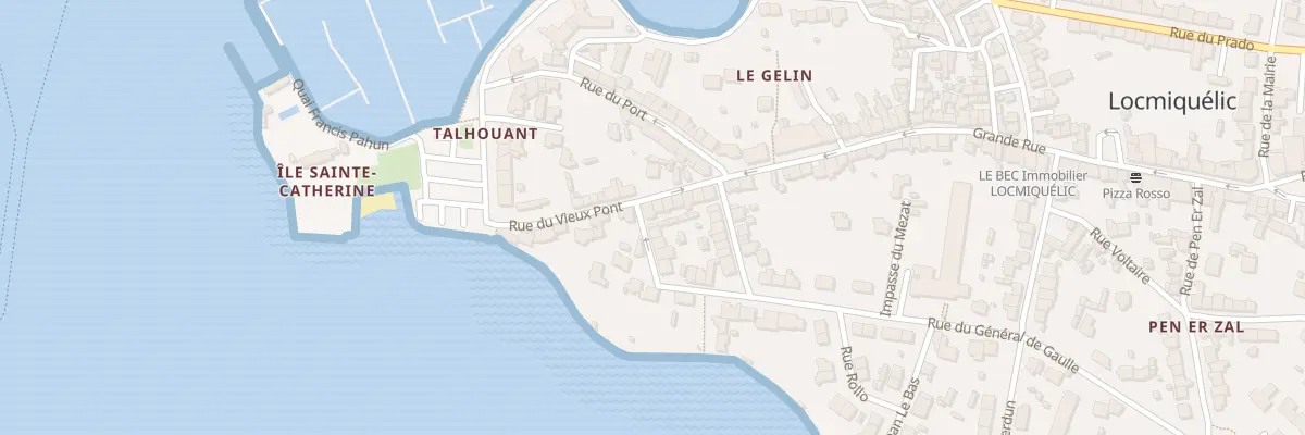 Plan du 2 Rue Joseph Guyonvarch à Locmiquélic