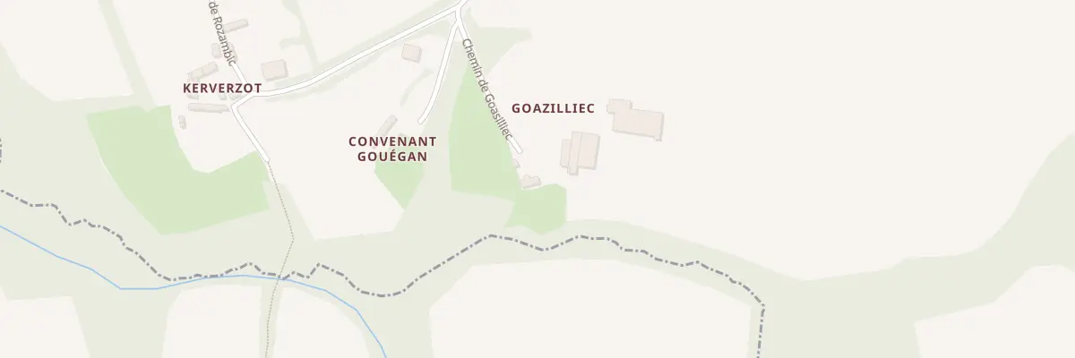 Plan du 5083 Goasiliec à Quemperven