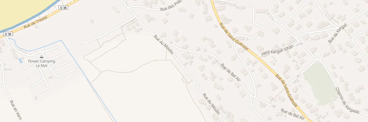 Plan du 66 Rue du Moulin à Trévou-Tréguignec