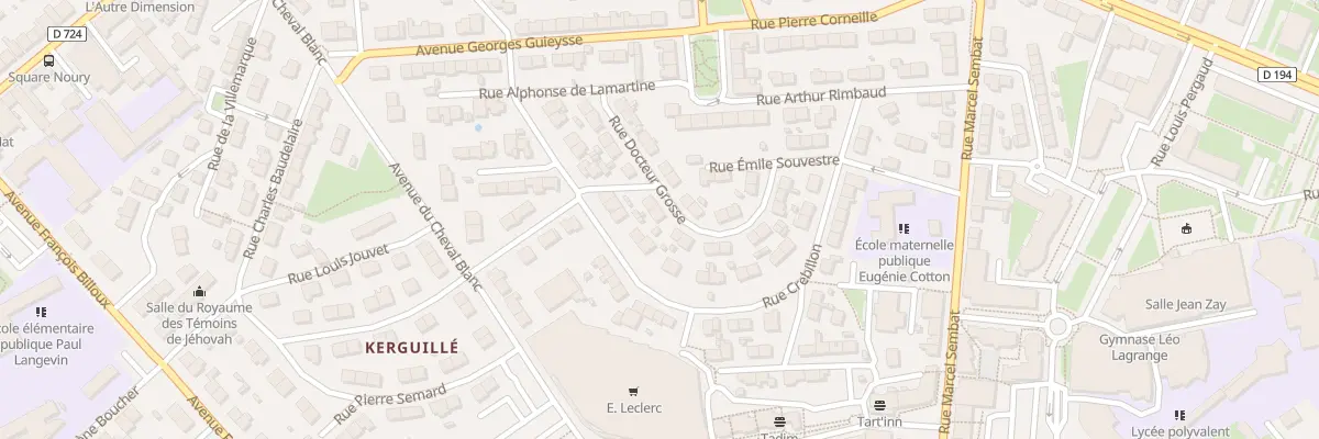 Plan du 19 Rue du Doc Grosse à Lanester