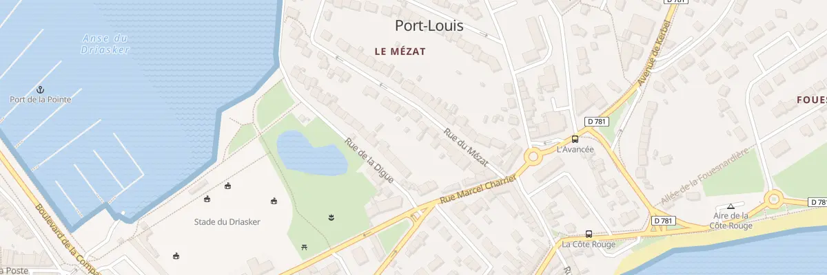 Plan du 11 Rue du Mezat à Port-Louis