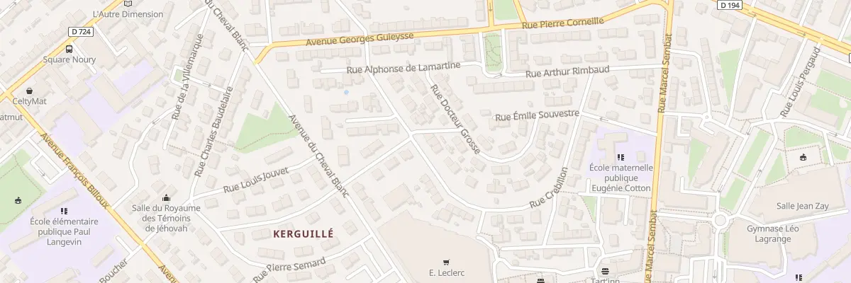 Plan du 32 Rue Crebillon à Lanester