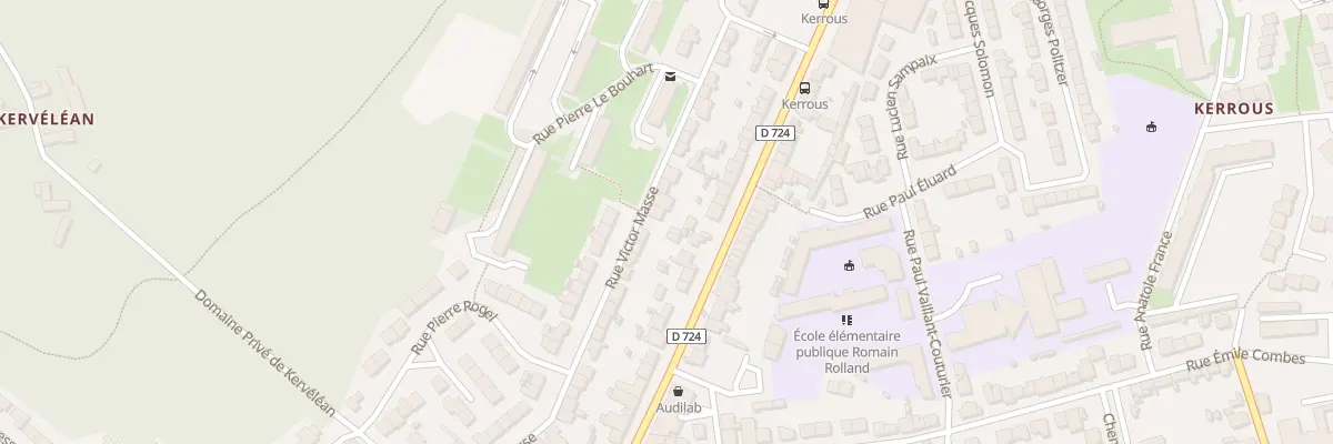 Plan du 38 Rue Victor Massé à Lanester