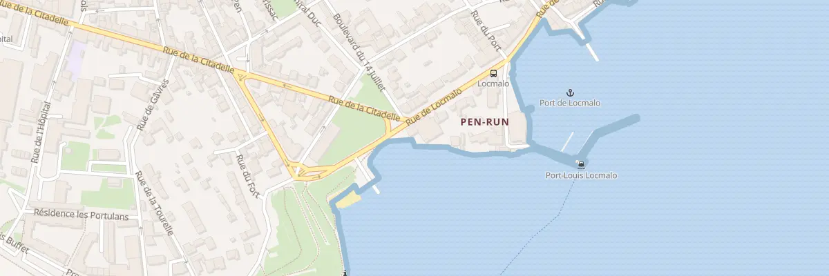 Plan du 2 Rte de Locmalo à Port-Louis