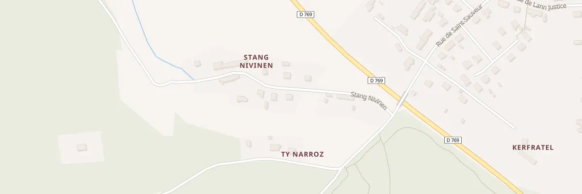 Plan du 7 Stang Nivinen à Plouay