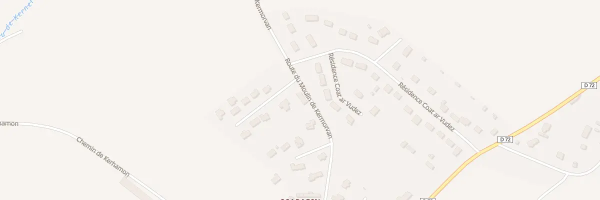 Plan du 2 Res Kermorvan à Lanmérin