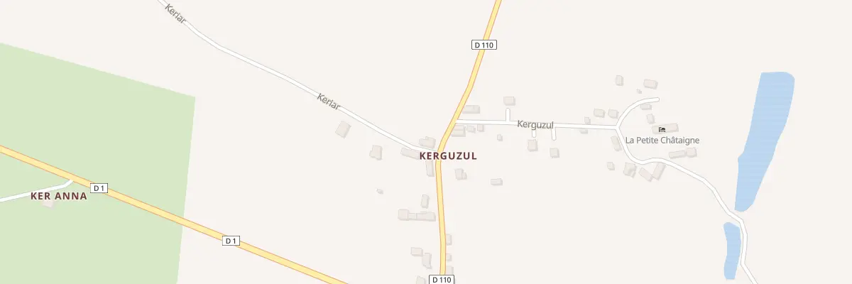 Plan du 5517 Kerguzul à Plouray