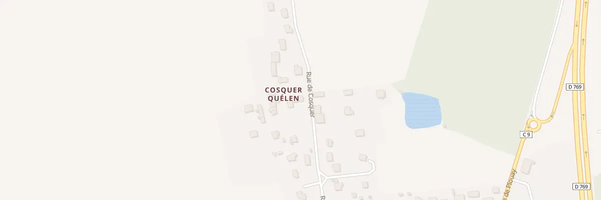 Plan du 5000 Cosquerquelen à Cléguer