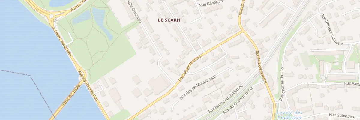 Plan du 28B Rue Albert Thomas à Lanester