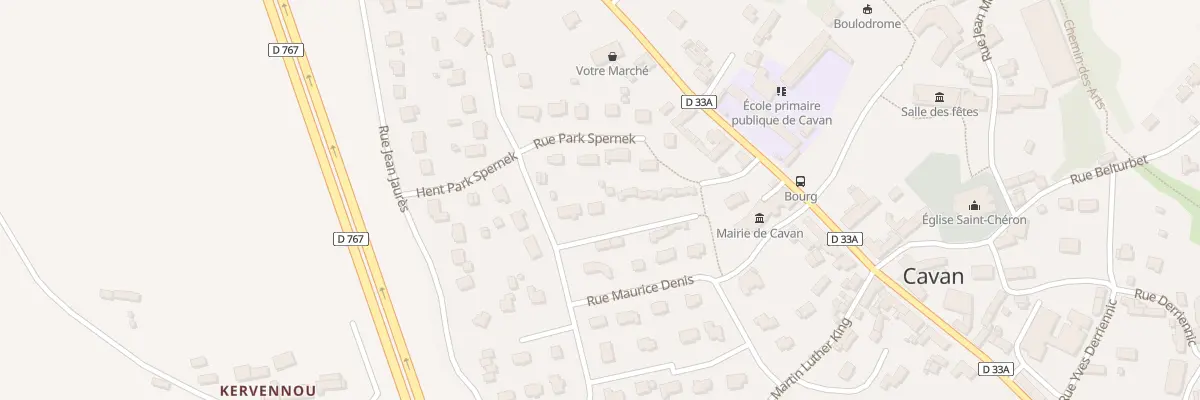 Plan du 3 Rue Anjela Duval à Cavan