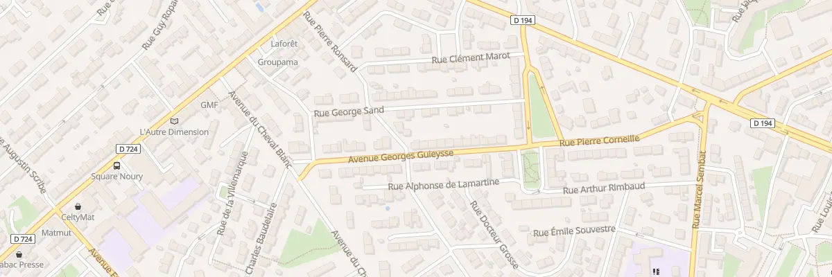 Plan du 13 Av Georges Guieysse à Lanester
