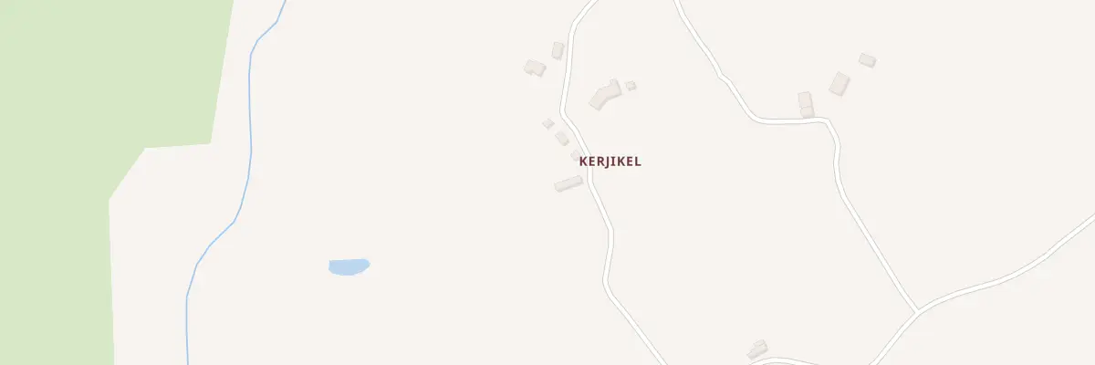 Plan du 3 Kerjikel à Bulat-Pestivien