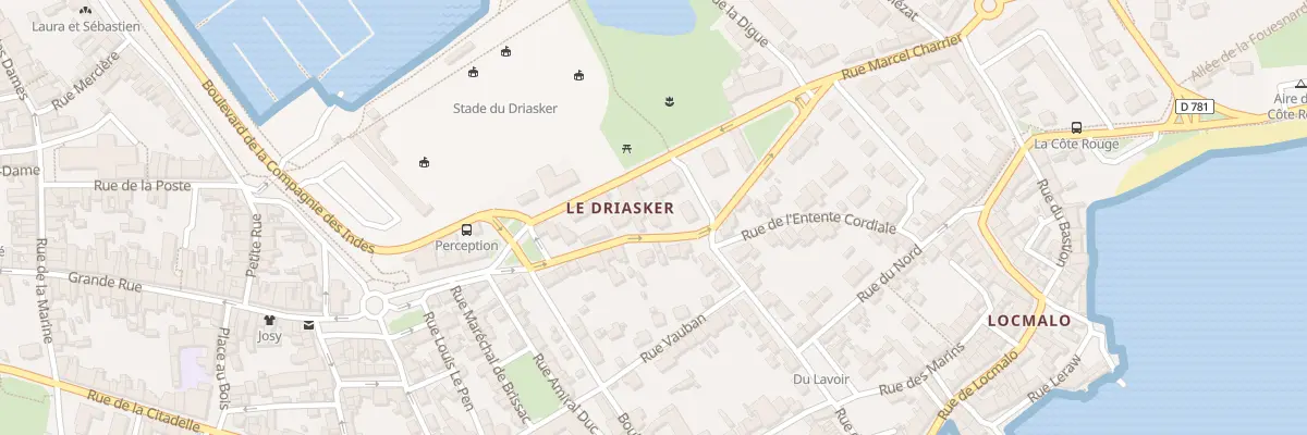 Plan du 5 Rue du Driasker à Port-Louis