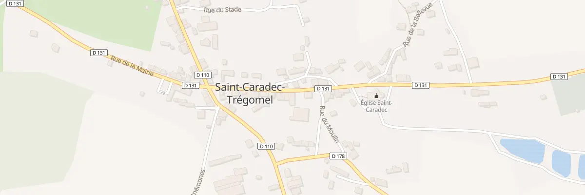 Plan du 24 Rue de l’Eglise à Saint-Caradec-Trégomel