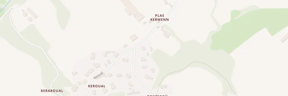 Plan du 10 Pontigou à Cavan