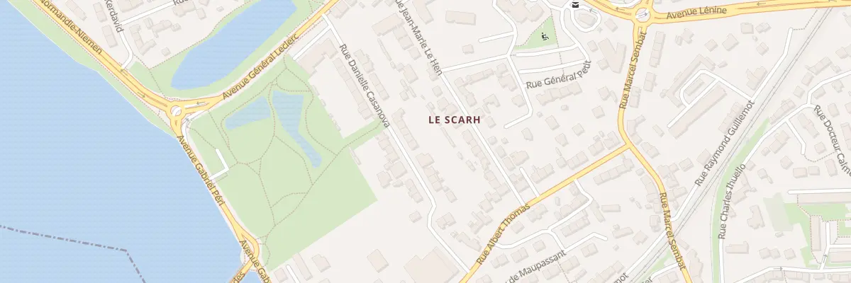 Plan du 28 Rue Danielle Casanova à Lanester