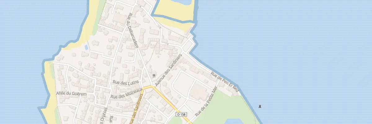 Plan du 2 Rue de Pen er Bed à Gâvres