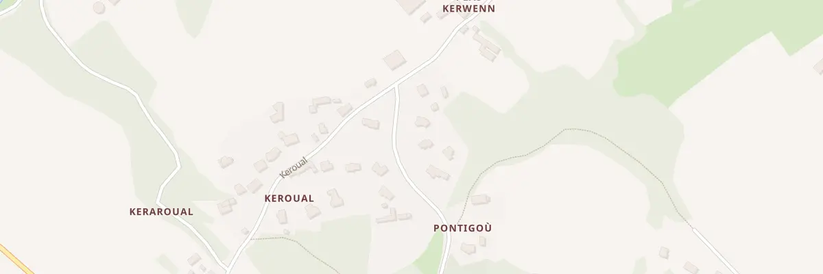 Plan du 8 Pontigou à Cavan