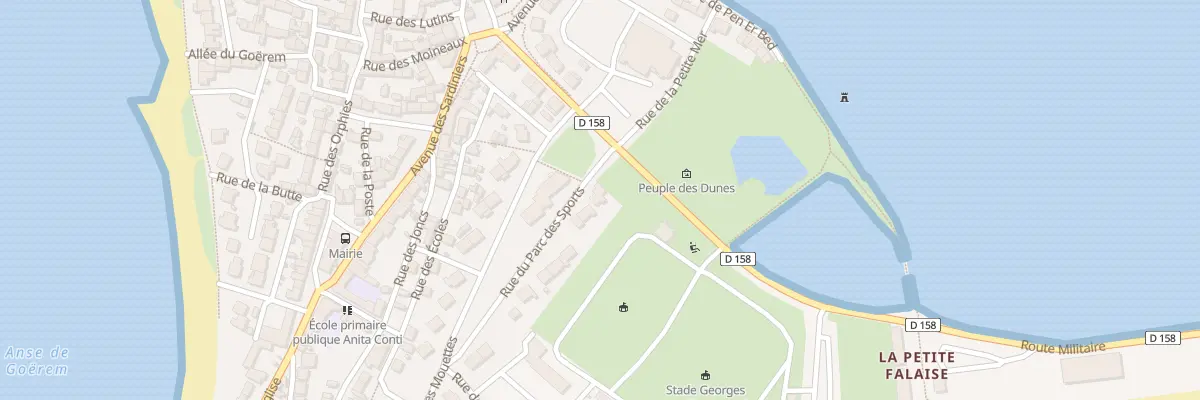 Plan du 1 Rue du Parc des Sports à Gâvres