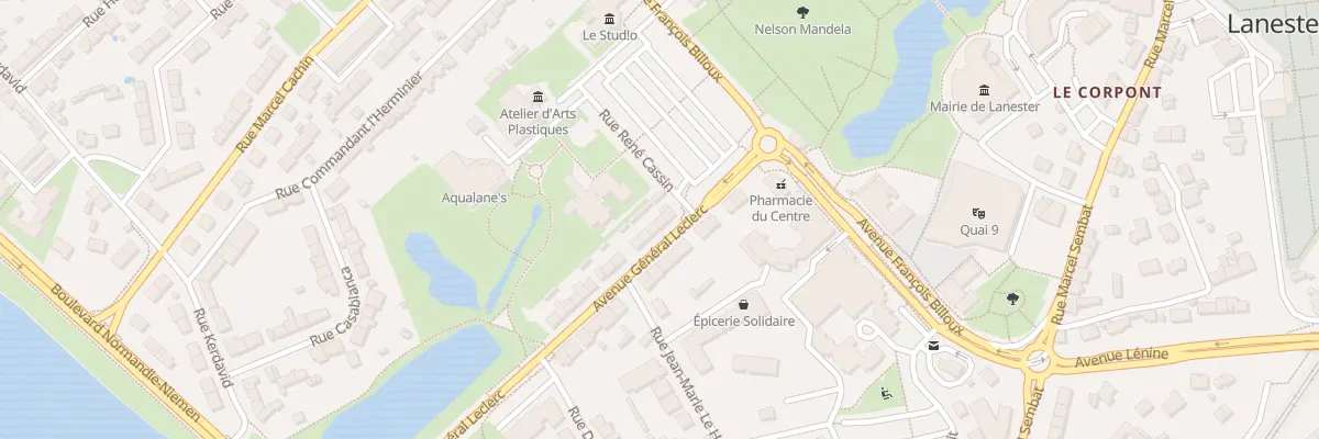 Plan du 3 Rue Gal Leclerc à Lanester