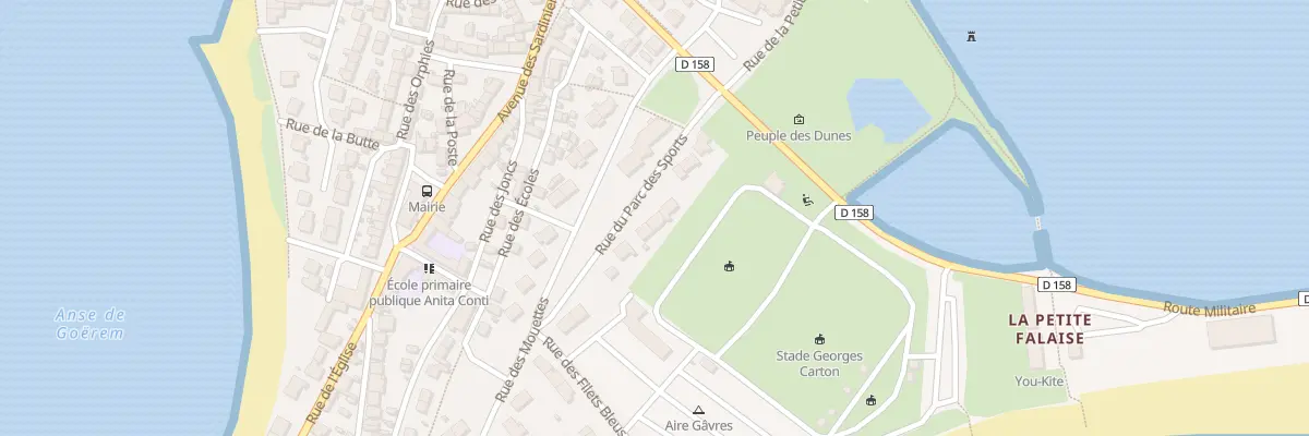 Plan du 5 Rue du Parc des Sports à Gâvres