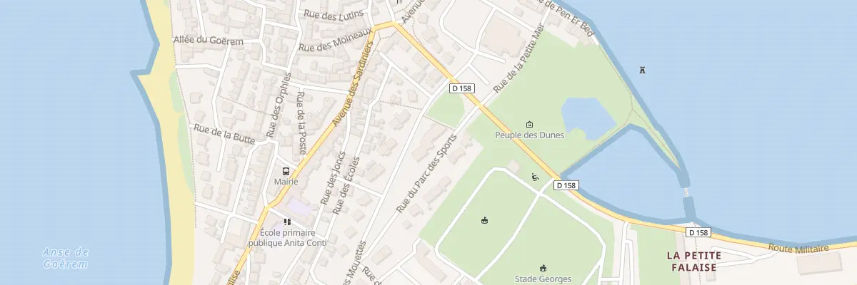 Plan du 6A Rue du Parc des Sports à Gâvres