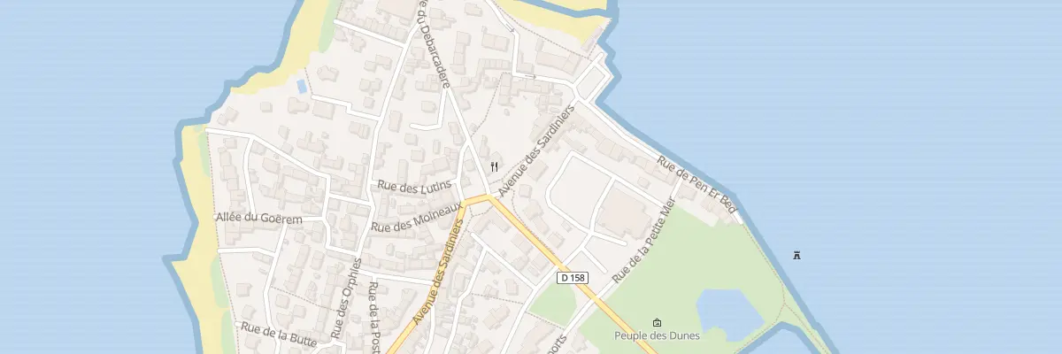 Plan du 8 Av des Sardiniers à Gâvres