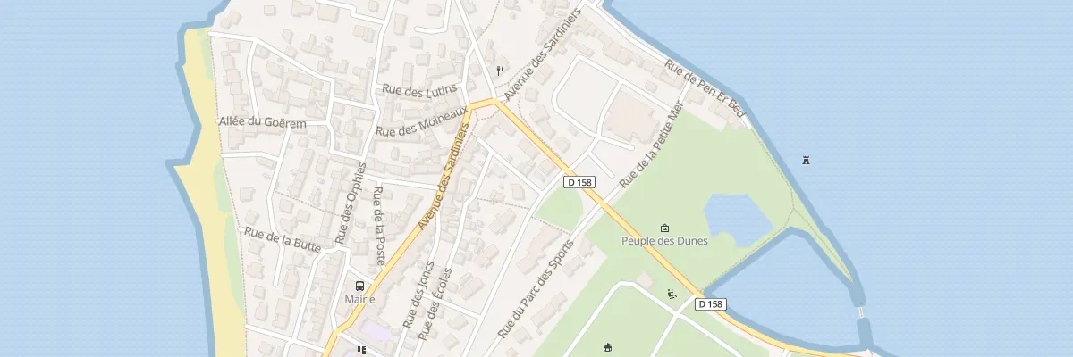 Plan du 1B Rue des Mouettes à Gâvres