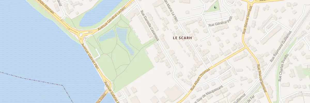 Plan du 23 Rue Danielle Casanova à Lanester