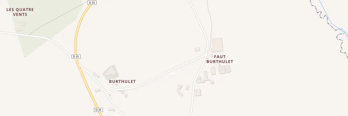Plan du 3 Faut Burthulet à Saint-Servais