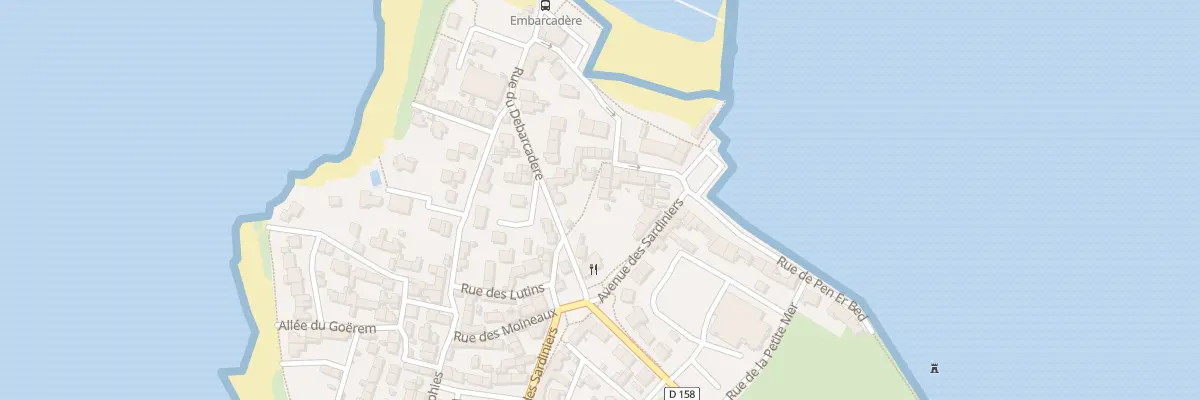 Plan du 10 Rue du Port à Gâvres