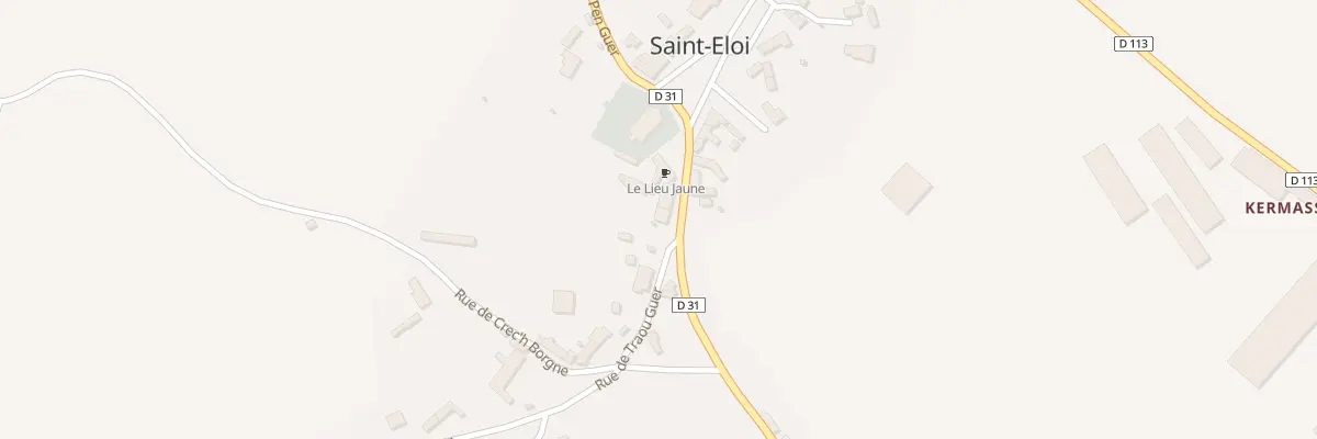 Plan du 6 Rue de Traou Guer à Louargat