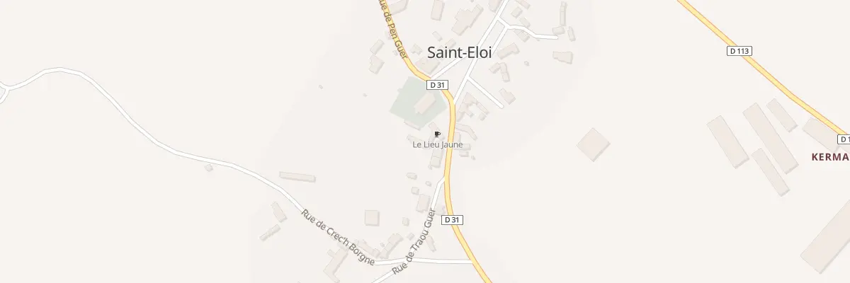 Plan du 3 Pl du Centre à Louargat