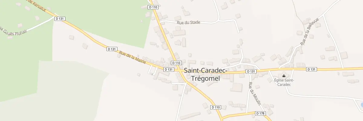 Plan du 4 Rue du Mané à Saint-Caradec-Trégomel