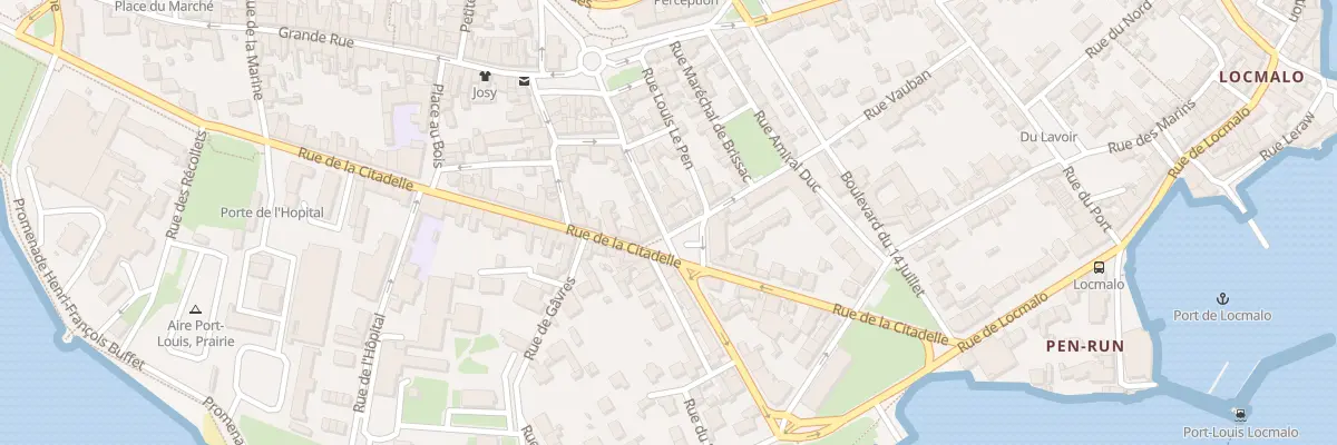 Plan du 1 Rue Vauban à Port-Louis