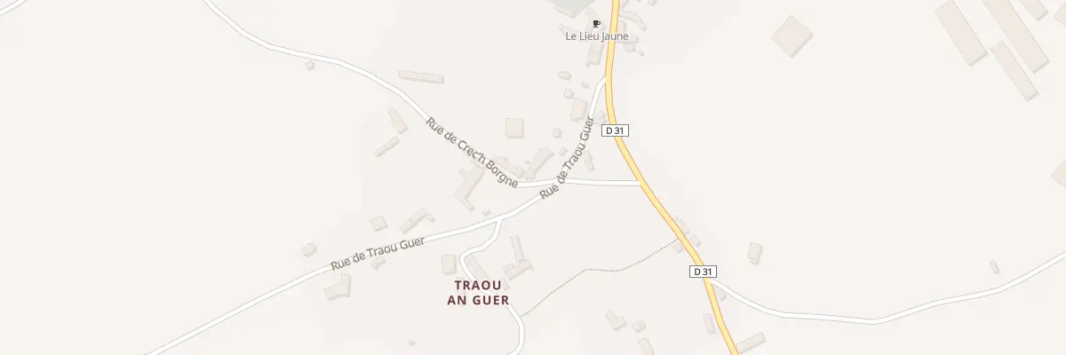 Plan du 14 Rue de Traou Guer à Louargat