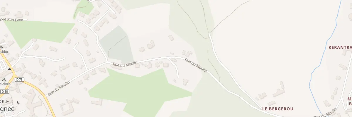 Plan du 20 Rue du Moulin à Trévou-Tréguignec