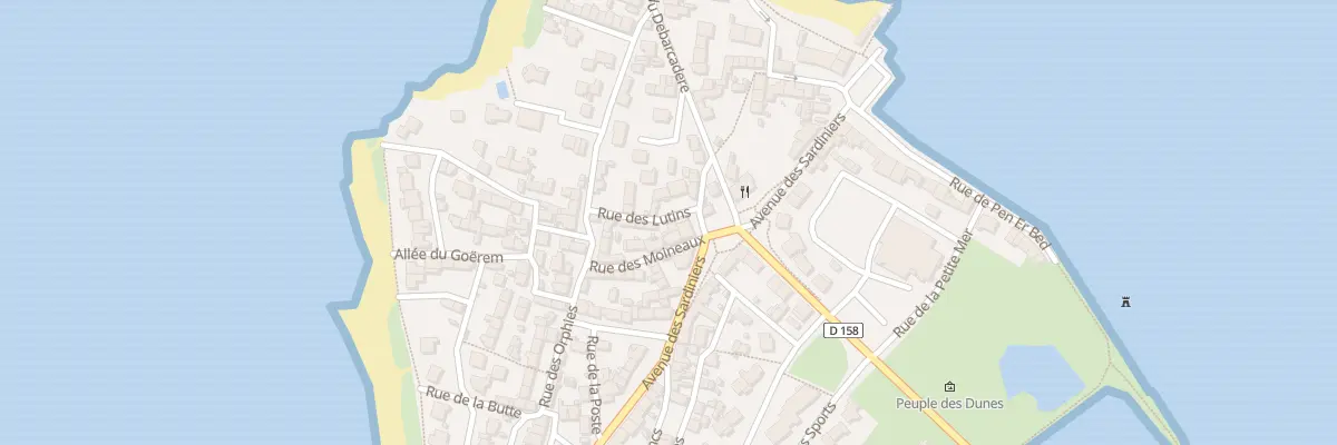 Plan du 6 Rue des Lutins à Gâvres
