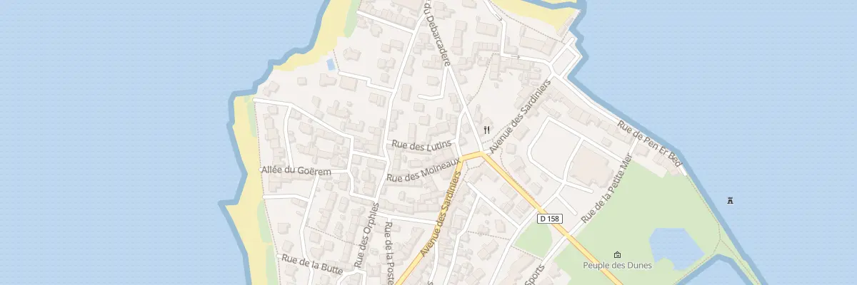 Plan du 9 Rue des Lutins à Gâvres