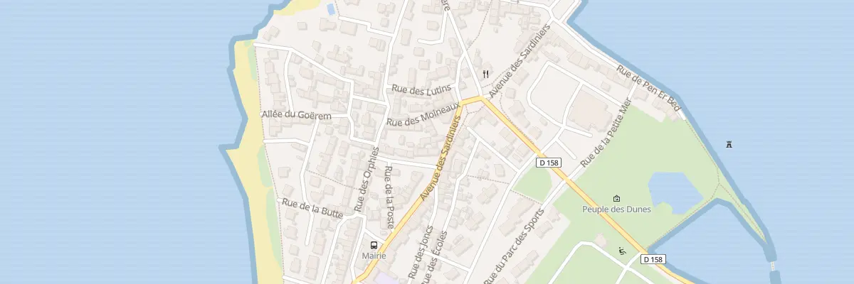 Plan du 23 Av des Sardiniers à Gâvres