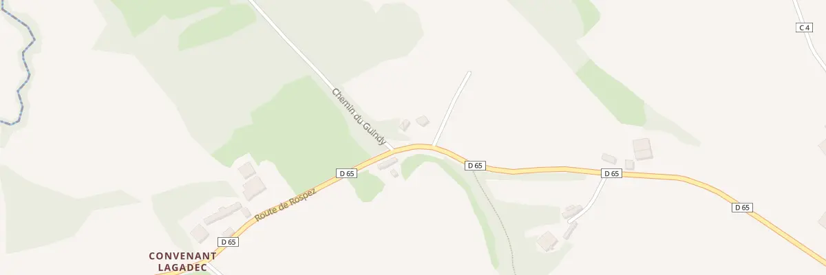 Plan du 5179 Convenant Gelard à Quemperven