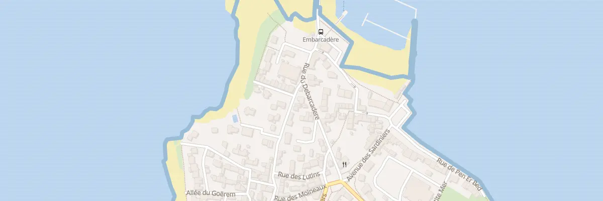 Plan du 12 Rue du Débarcadère à Gâvres