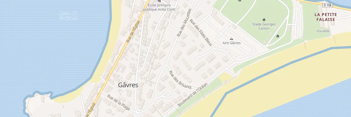Plan du 12 Rue des Mouettes à Gâvres