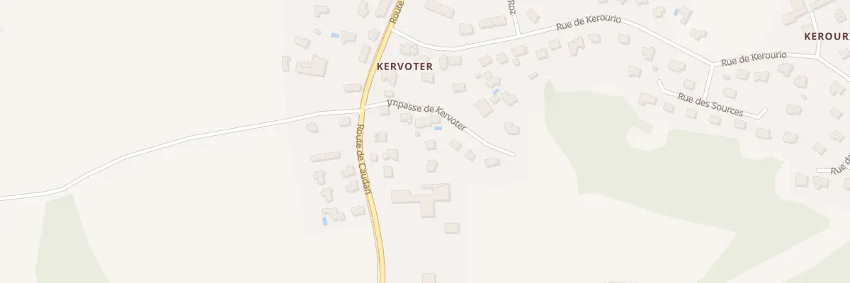 Plan du 7 Imp de Kervoter à Caudan